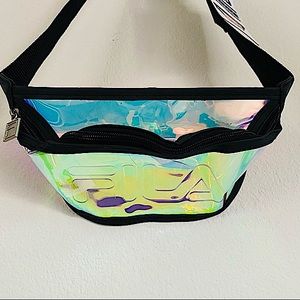 Fila iridescent clear hip Fanny pack